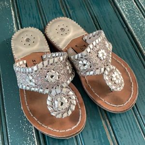 Jack Rogers”Miss Sparkle” size 9